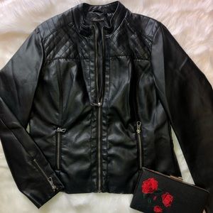 Faux Leather Jacket